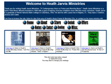 Tablet Screenshot of heathjarvis.com